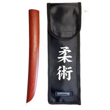 Tanto in legno completo di custodia in nylon con ideogramma Jujitsu